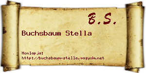 Buchsbaum Stella névjegykártya